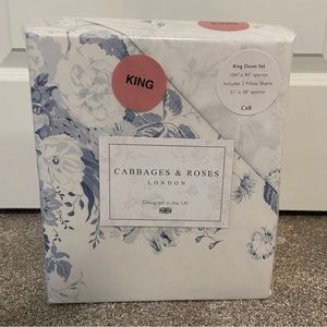 Cabbages and Roses Constance King Duvet Set